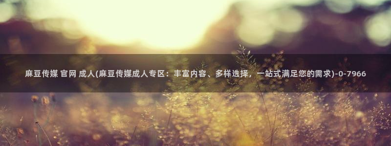 麻豆精选描述